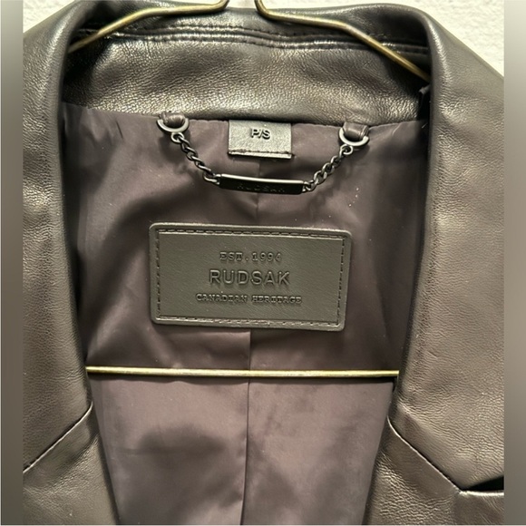 Leather blazer - Picture 3 of 4